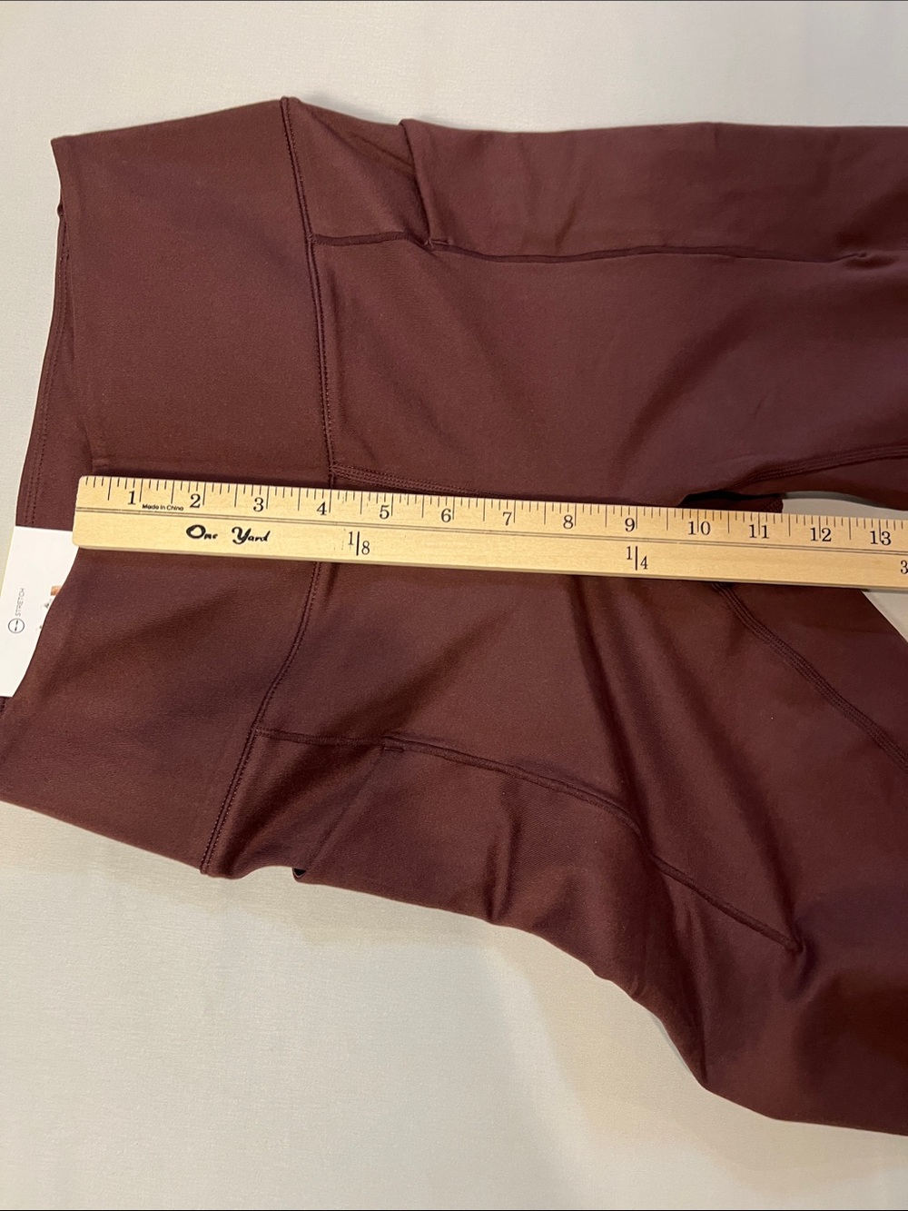 Danskin Women’s Wine High-Rise Workout Leggings Size S - Picture 5 of 11